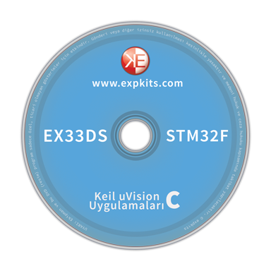 EX33DS, STM32F KEİL UVİSİON UYGULAMALARI
