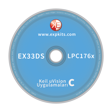 EX33DS, LPC176X KEİL UVİSİON UYLAMASI