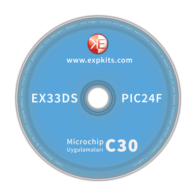 EX33DS, PIC24F MİCROCHİP UYGULAMA